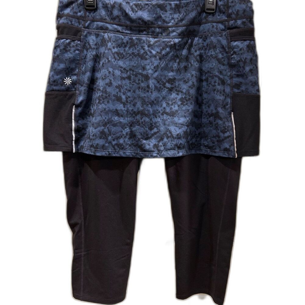 Athleta Blue and Black Jumpsuit